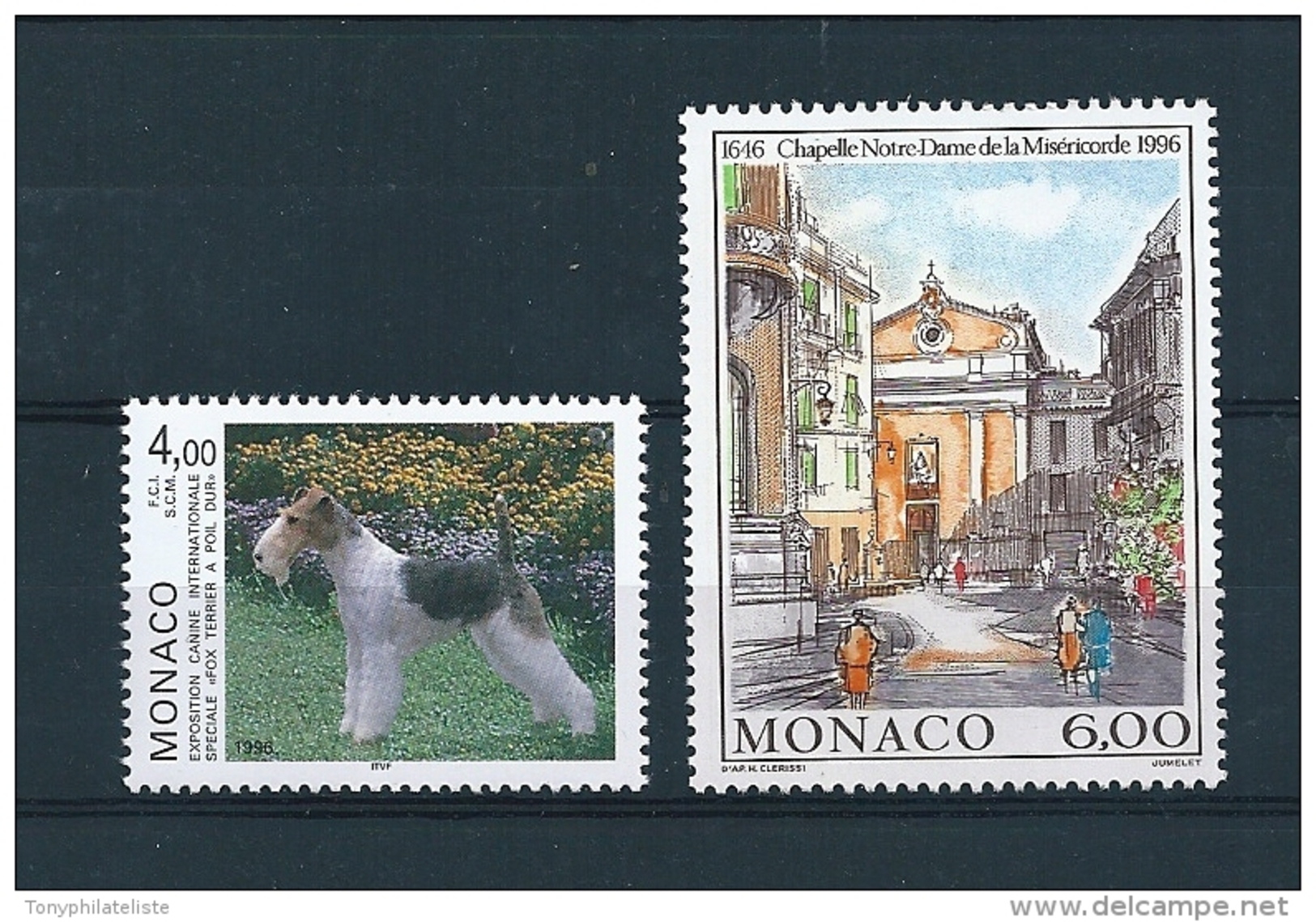 Monaco   Timbres De 1996   N°2029 Et 2030  Neuf ** Parfait Prix De La Poste, Valeur Faciale - Nuevos