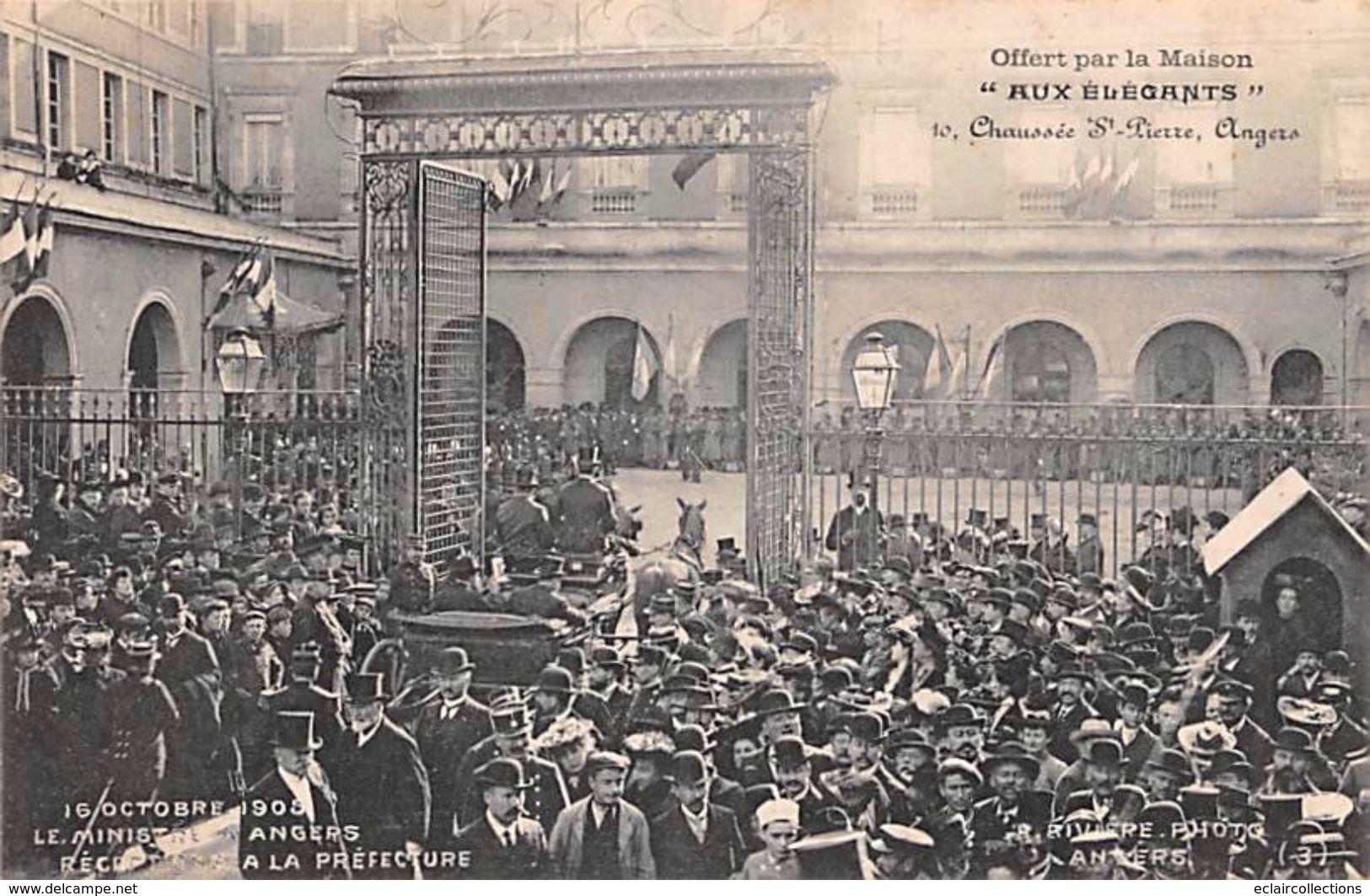 Angers      49       Réception Du Ministre  Octobre 1909     (voir Scan) - Angers