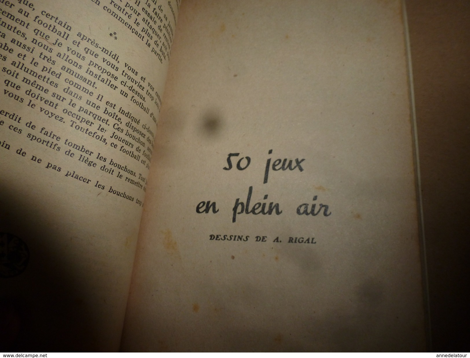 1947 A QUOI JOUERONS-NOUS ------> 50 JEUX à la maison ,  50 JEUX en plein air