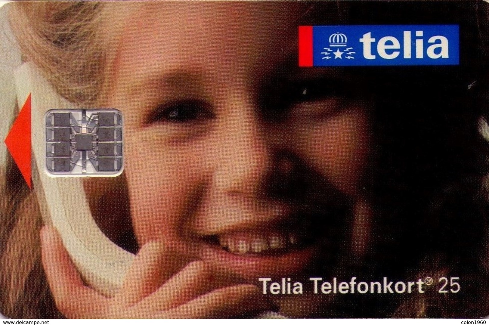 SUECIA. SE-TEL-025-0025A. Girl On The Phone - Telia-flicka. 1993-06. (553) - Suecia