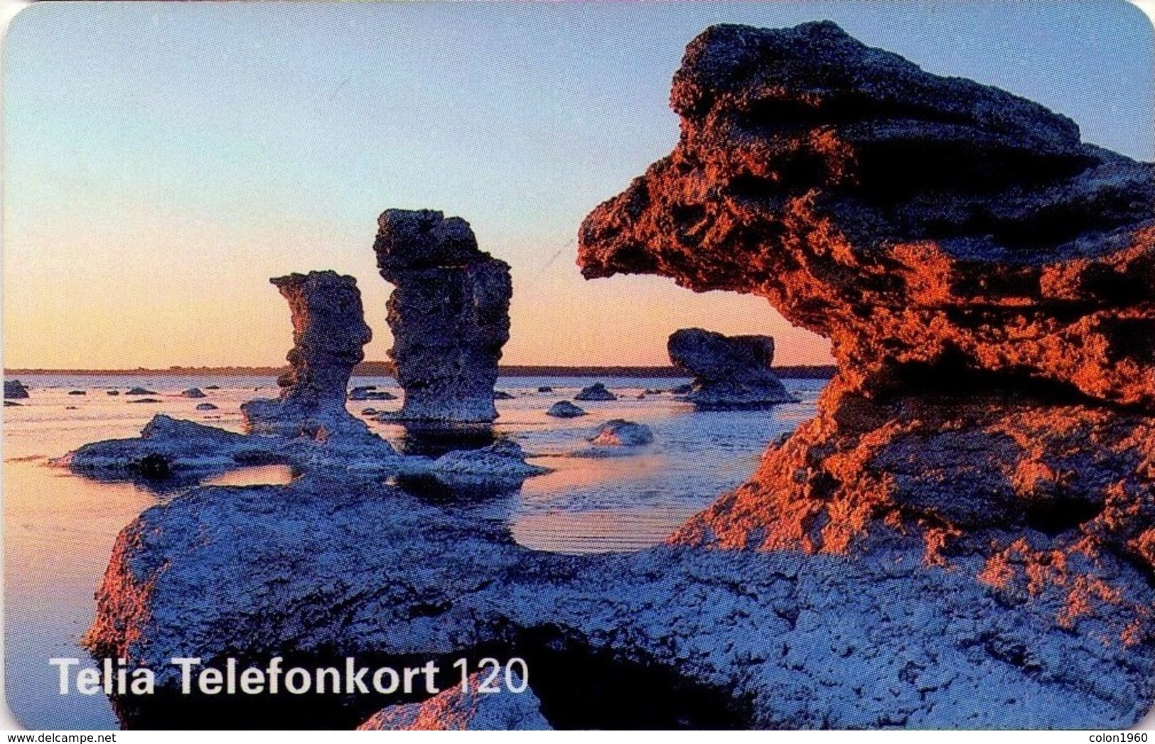 SUECIA. SE-TEL-120-0014. Rocks - Raukar På Gotalnd. 1995-03. (560) - Schweden