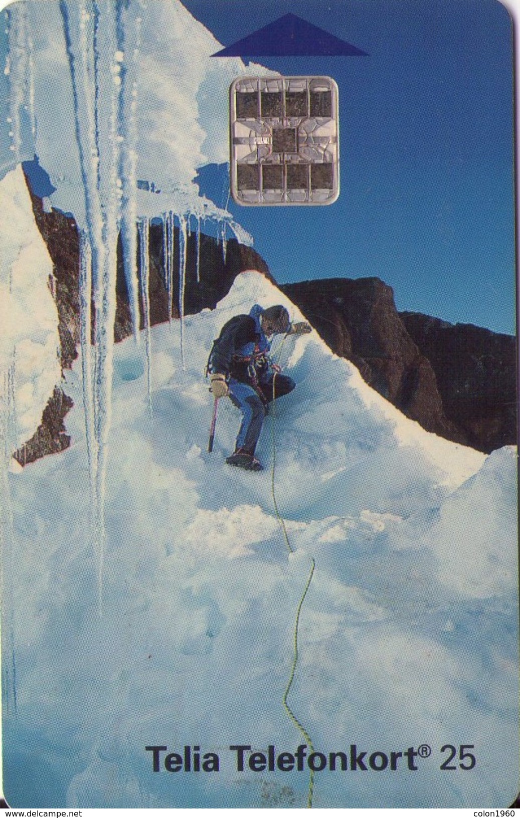 SUECIA. SE-TEL-025-0030. Climber In Antartic - Isklättring. 10-1993. (568) - Suecia