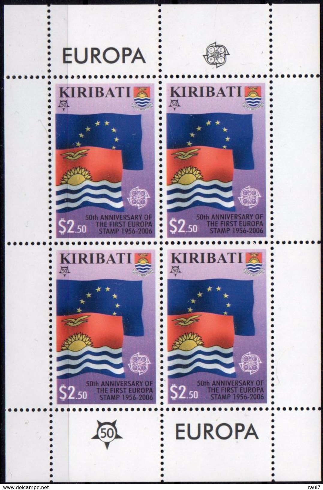 Kiribati 2006 - 50e Ann émissions Europa - BF Neufs // Mnh // CV 22 Euros - Kiribati (1979-...)