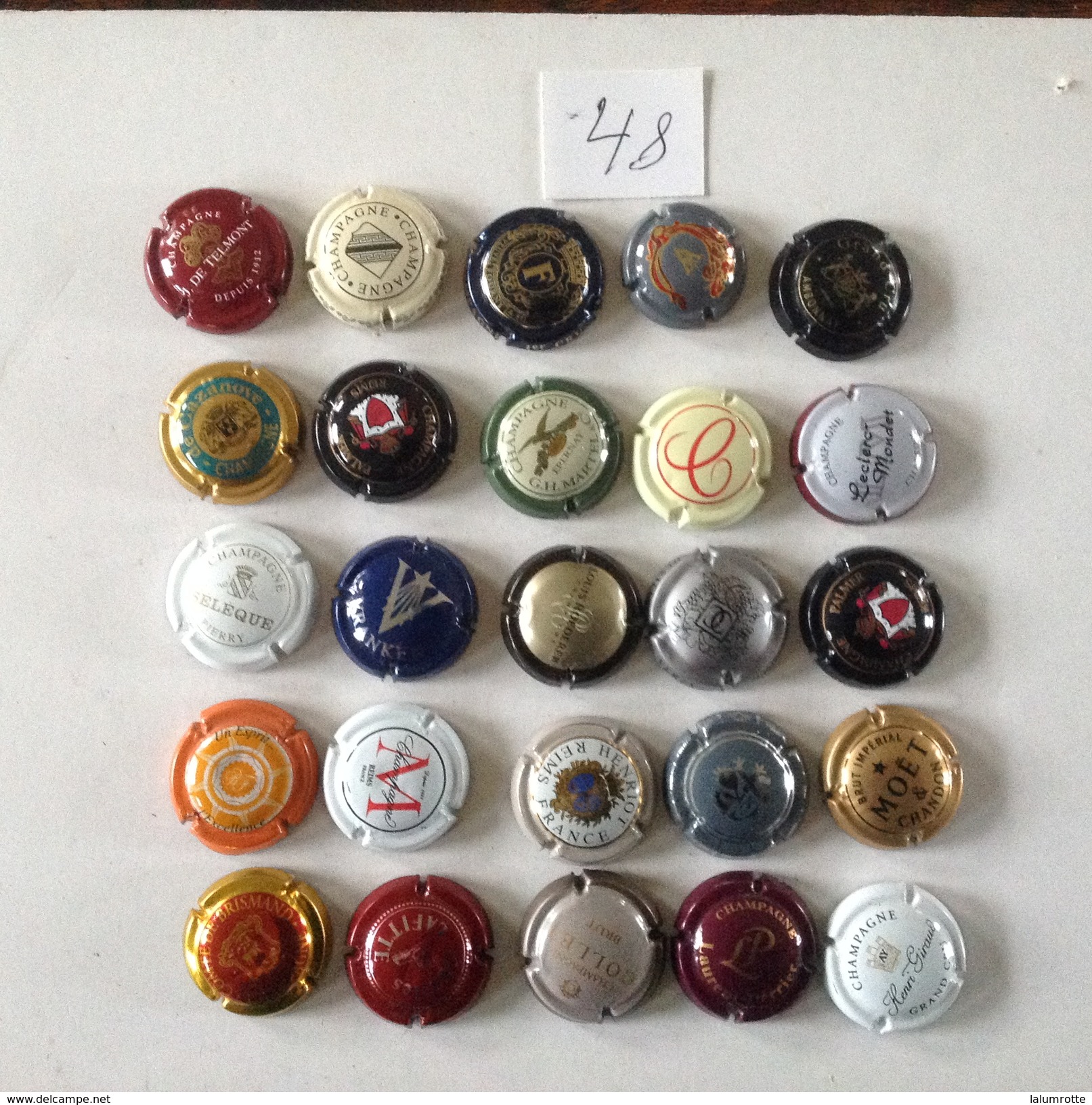 Cap. 48. Lot De 25 Capsules Différentes. - Other & Unclassified