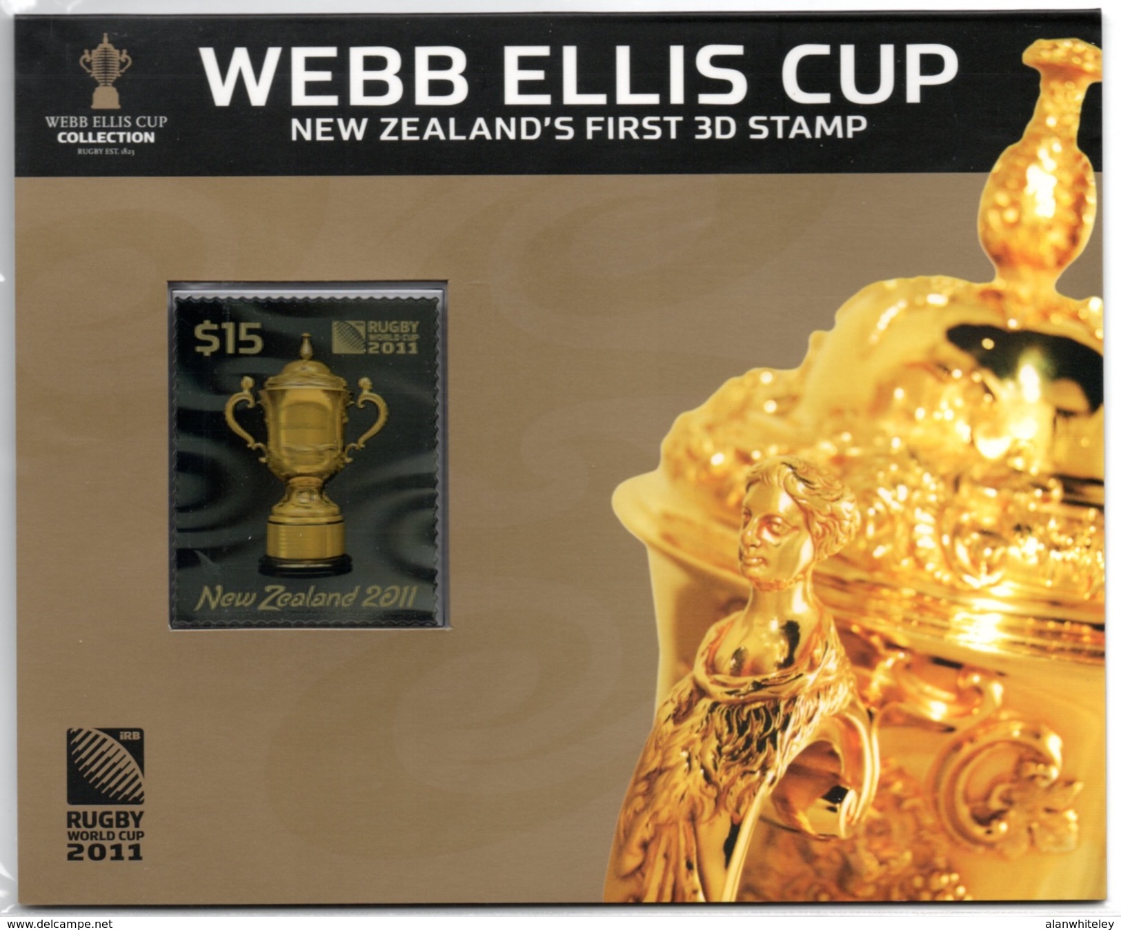 NEW ZEALAND 2011 Webb Ellis Cup: Presentation Pack - Rugby