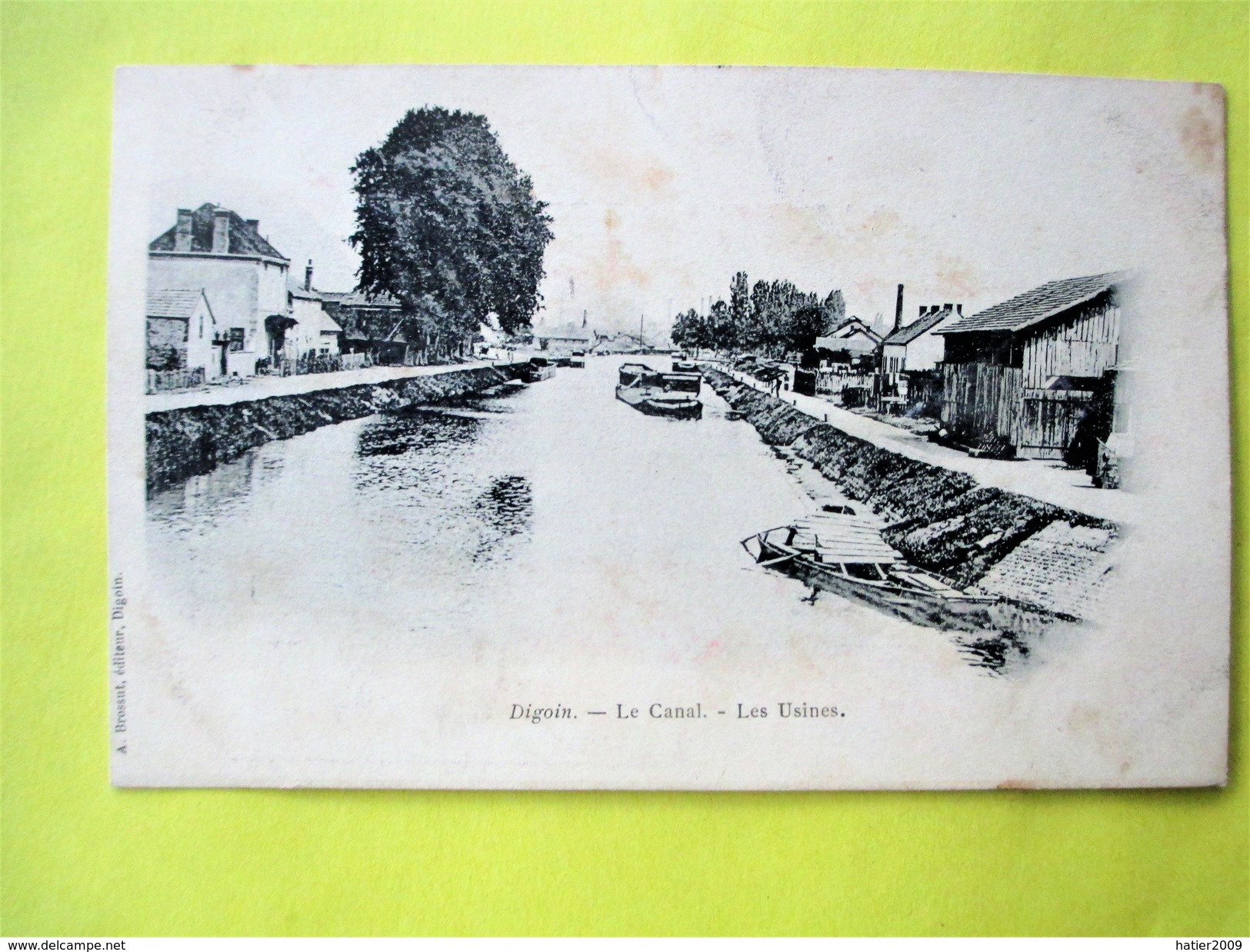 DIGOIN - Le Canal - Les Usines - Dos Non Separé - Digoin