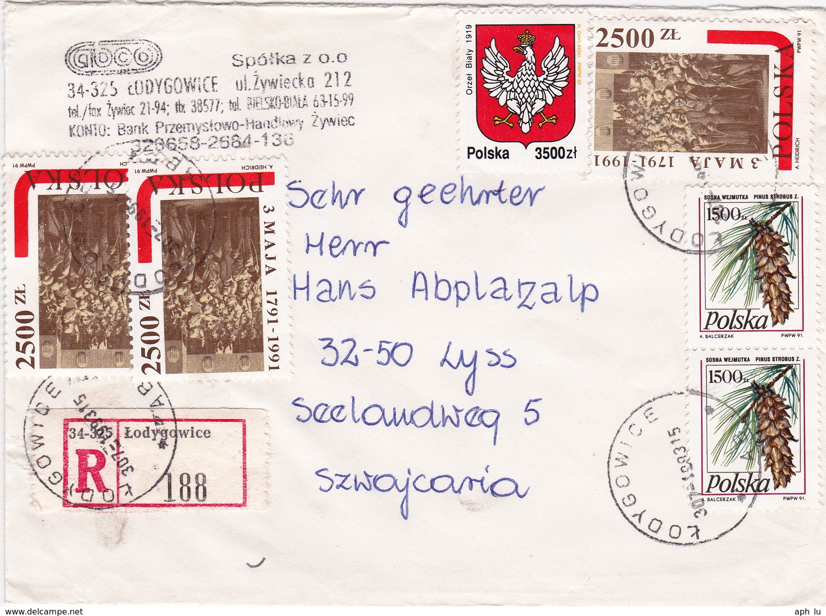 Brief In Die Schweiz (br1733) - Briefe U. Dokumente