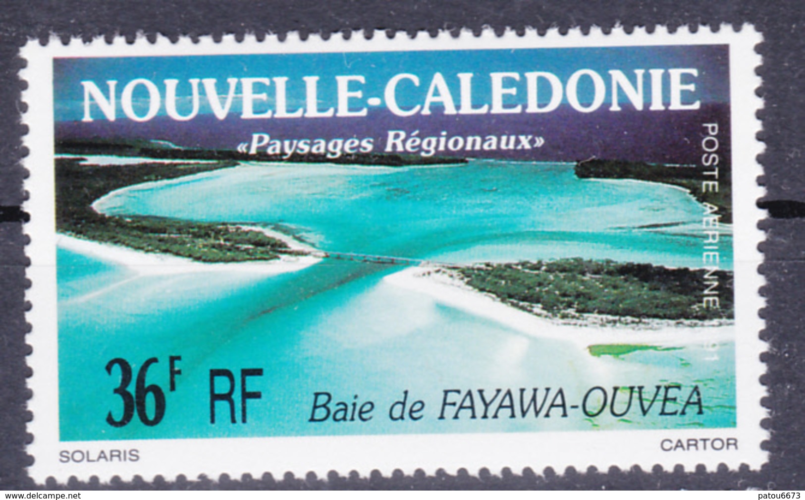 Nouvelle Calédonie 1991 Airmail Landscape Ouvea ( Yv PA 276 ) MNH** Luxe - Ungebraucht