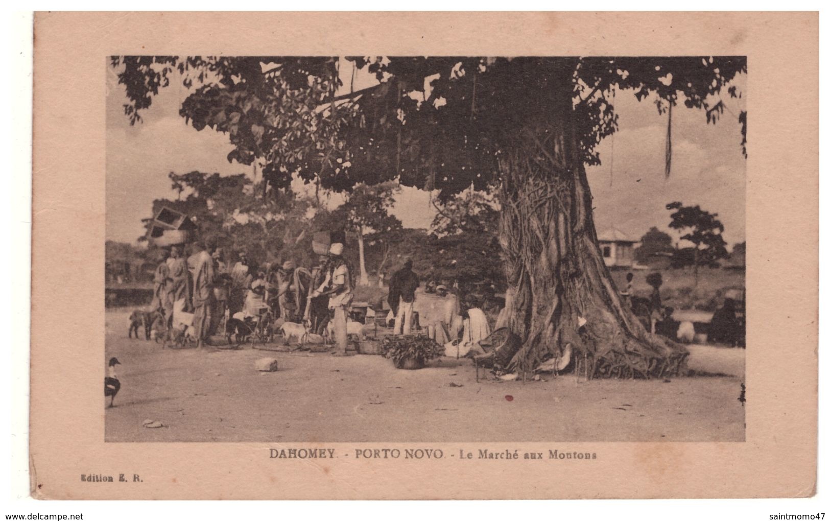 Bénin . Dahomey . Porto-Novo . Le Marché Aux Moutons - Réf. N°5364 - - Dahomey