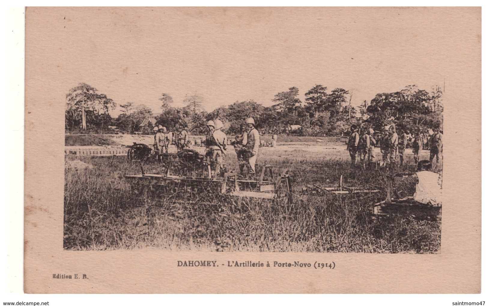 Bénin . Dahomey . Porto-Novo . L'Artillerie à Porto-Novo - Réf. N°5365 - - Dahomey