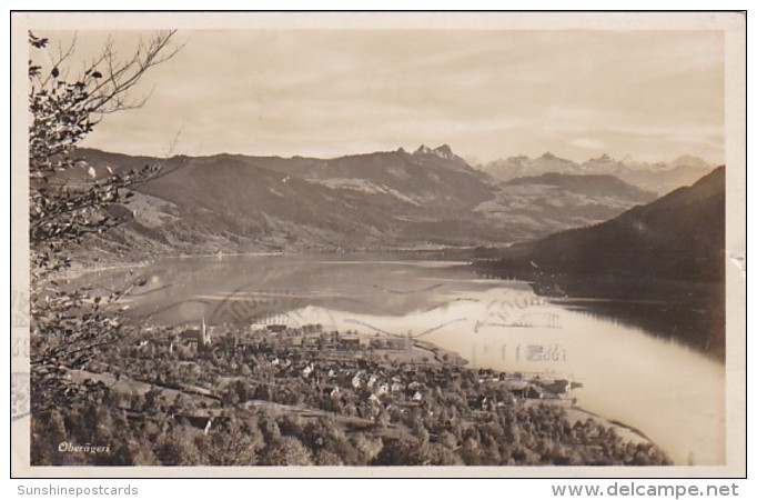 Switzerland Oberaegeri Totalansicht 1923 Photo - Autres & Non Classés