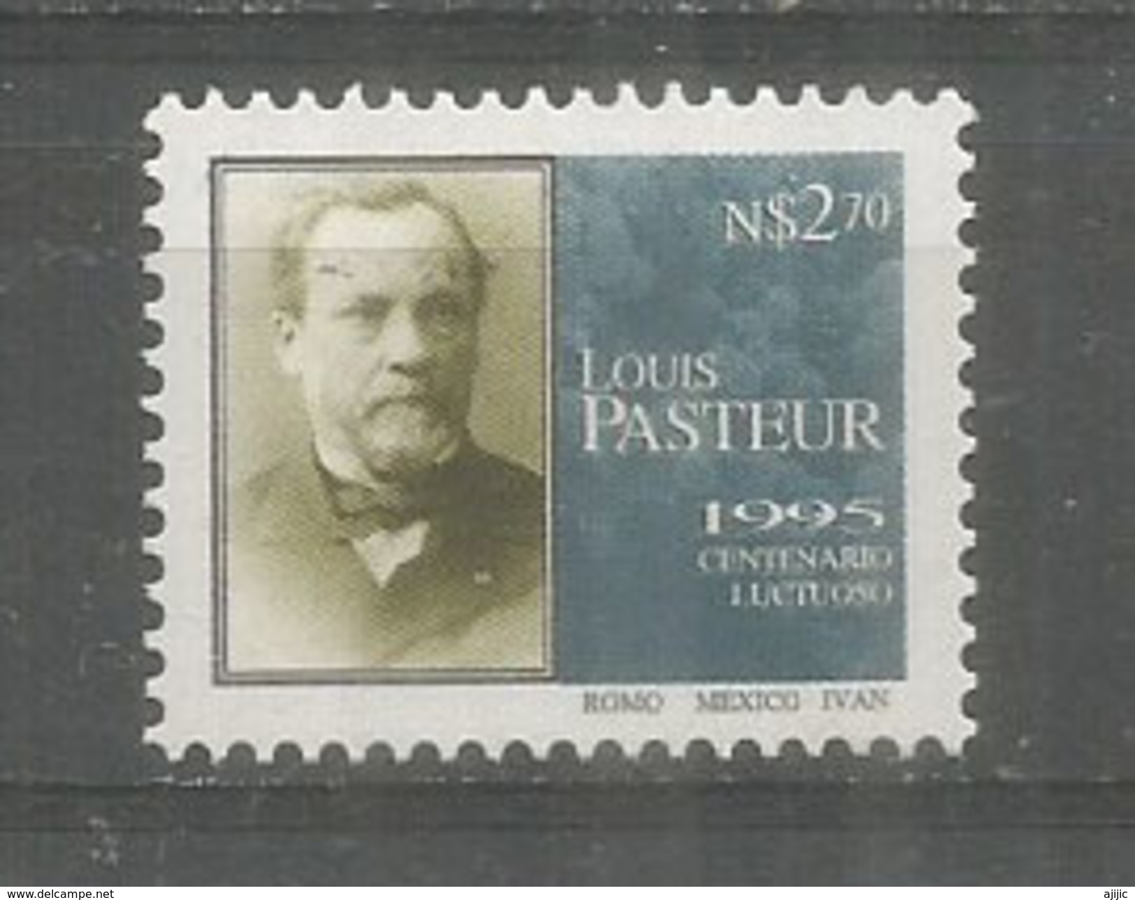 MEXIQUE. Centenaire Disparition Louis Pasteur, Un Timbre Neuf ** 1995. Scott # 1927 - Louis Pasteur