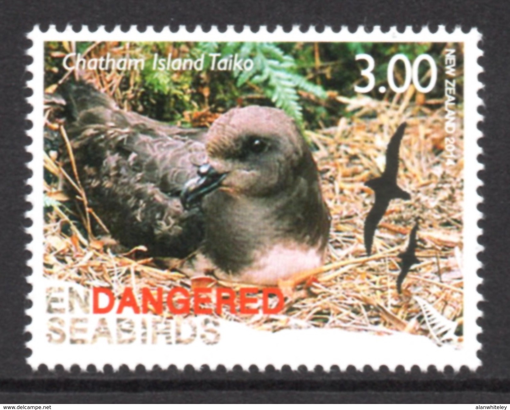 NEW ZEALAND 2014 Endangered Seabirds NZD3.00 Taiko: Single Stamp UM/MNH - Neufs