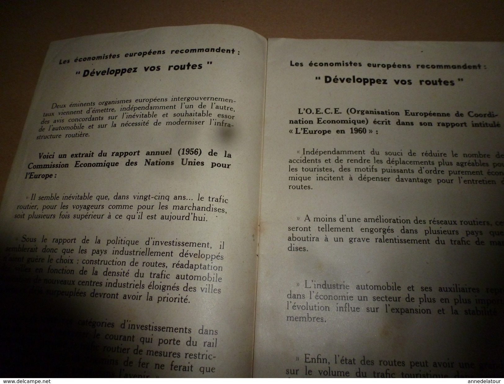 1957 La FRANCE à REBOURS Dans L'entretien Des ROUTES - Autres & Non Classés