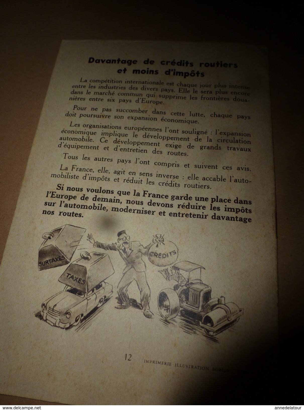 1957 La FRANCE à REBOURS dans l'entretien des ROUTES