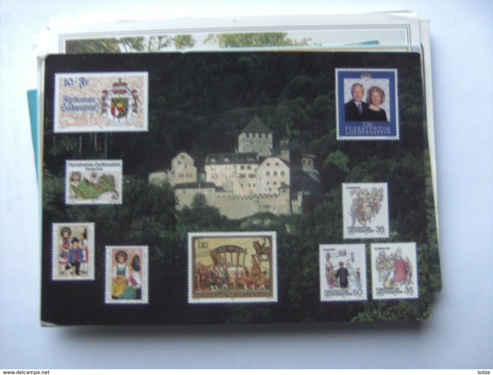 Liechtenstein With Stamps - Liechtenstein