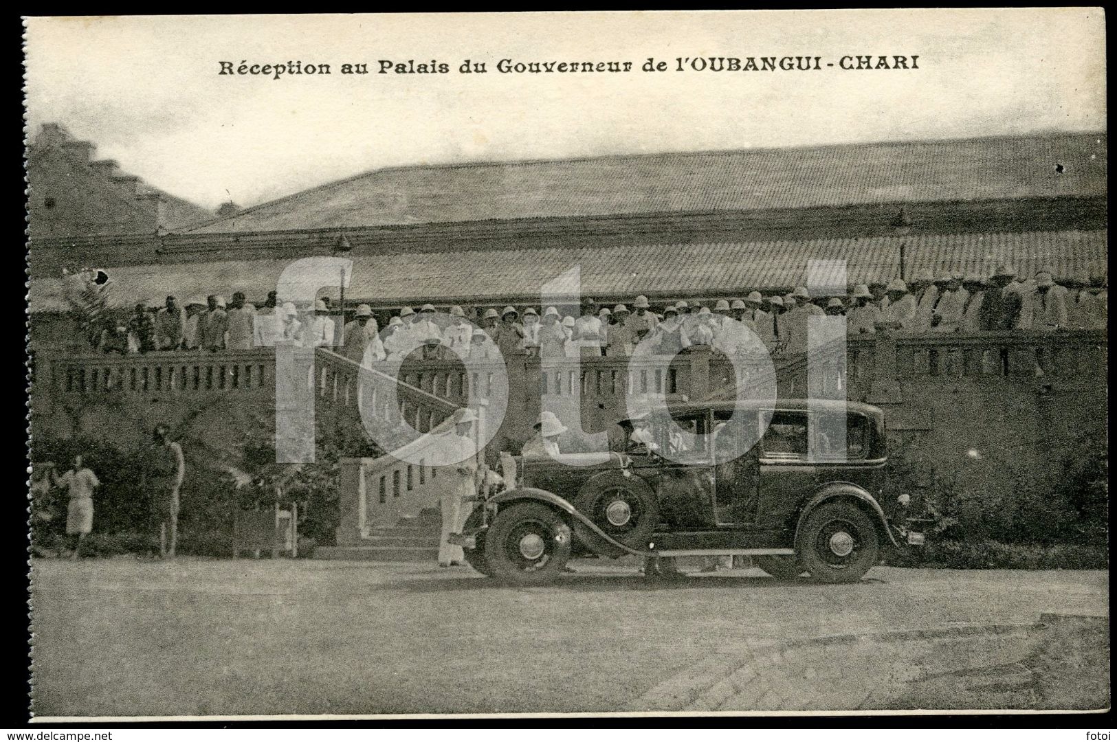 OLD POSTCARD PALAIS GOUVERNEUR BANGUI CHARI CENTRAL AFRICAN REPUBLIC FRANCE COLONIE AFRICA AFRIQUE  CARTE POSTALE - Non Classés