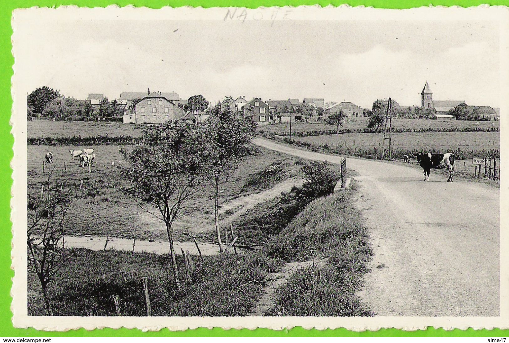 Naômé (Bièvre) - Pont Route Sur Ruisseau La Goutelle - Circulé 1978 - Edition : Maison Hermand, Epicerie, Naômé  - SUPER - Bievre