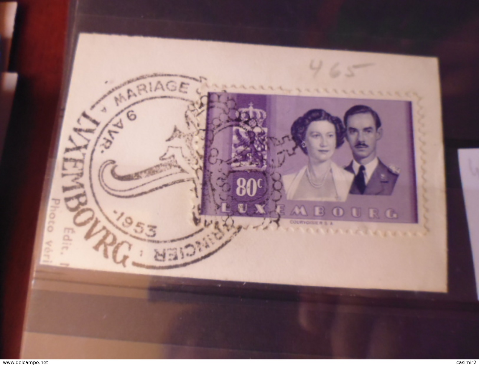 LUXEMBOURG YVERT N° 465 - Used Stamps