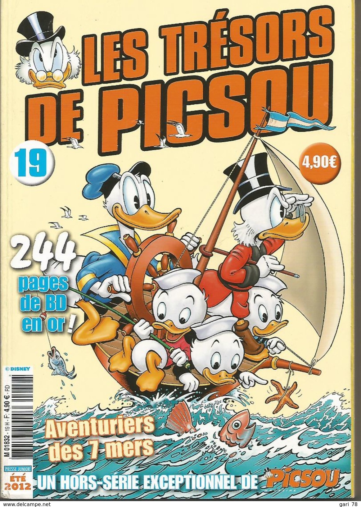 Les Trésors De PICSOU Aventuriers Des 7 Mers Hors Série N° 19  - été 2012 - Picsou Magazine