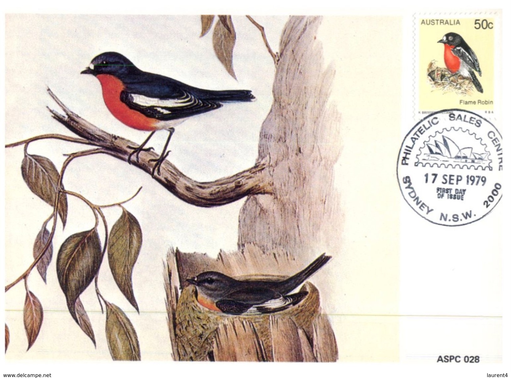 (118) Australia early maxicard - 1979 - Birds - (6)
