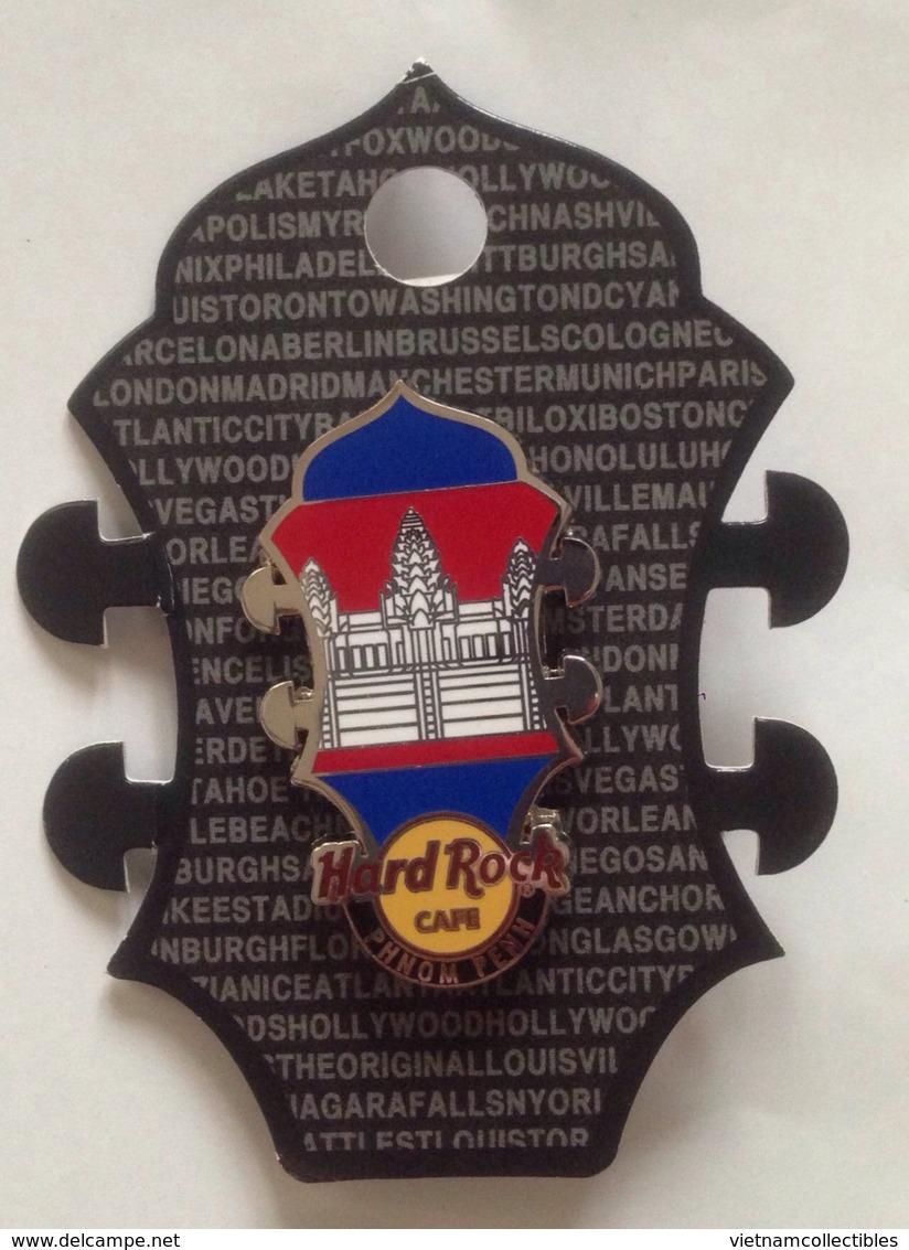 HRC Hard Rock Cafe Phnom Penh - Cambodia Core Headstock Pin - Brand New / 2 Photo - Music