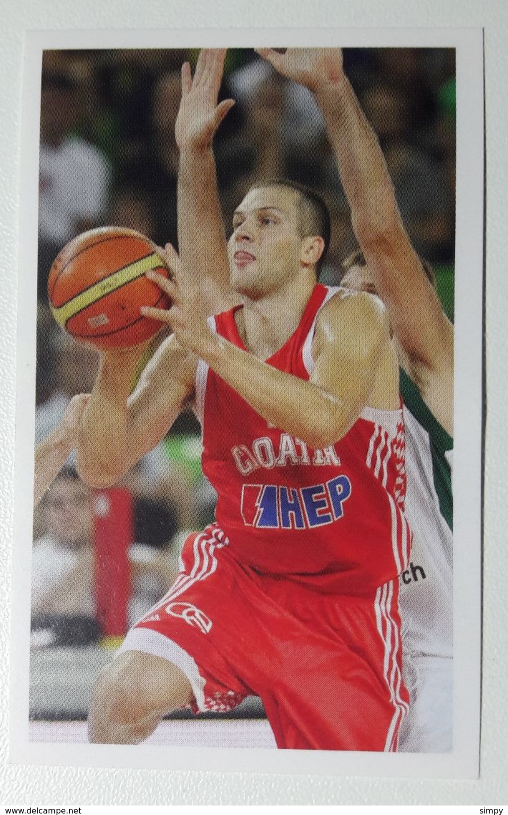 Slovenia Basketball Cards Stickers Nr.195 Slovenia Croatia EUROBasket - Other & Unclassified