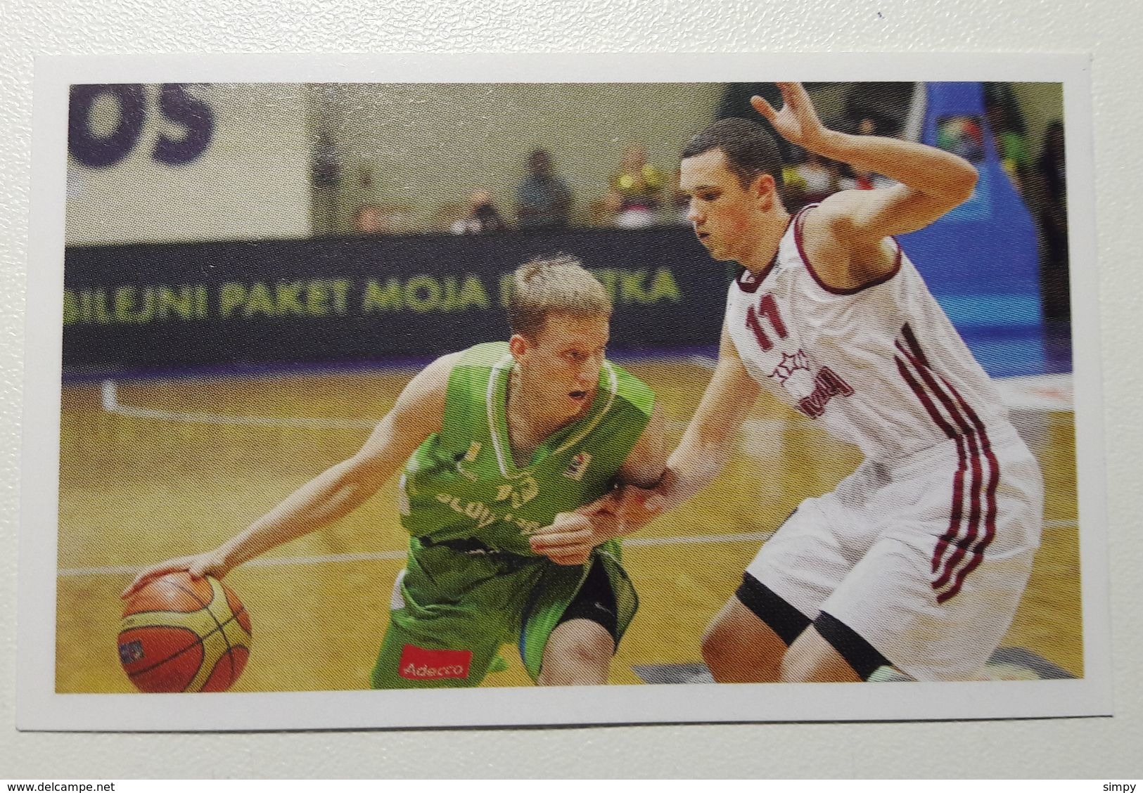 Slovenia Basketball Cards Stickers Nr.189 Slovenia : Latvia - Other & Unclassified