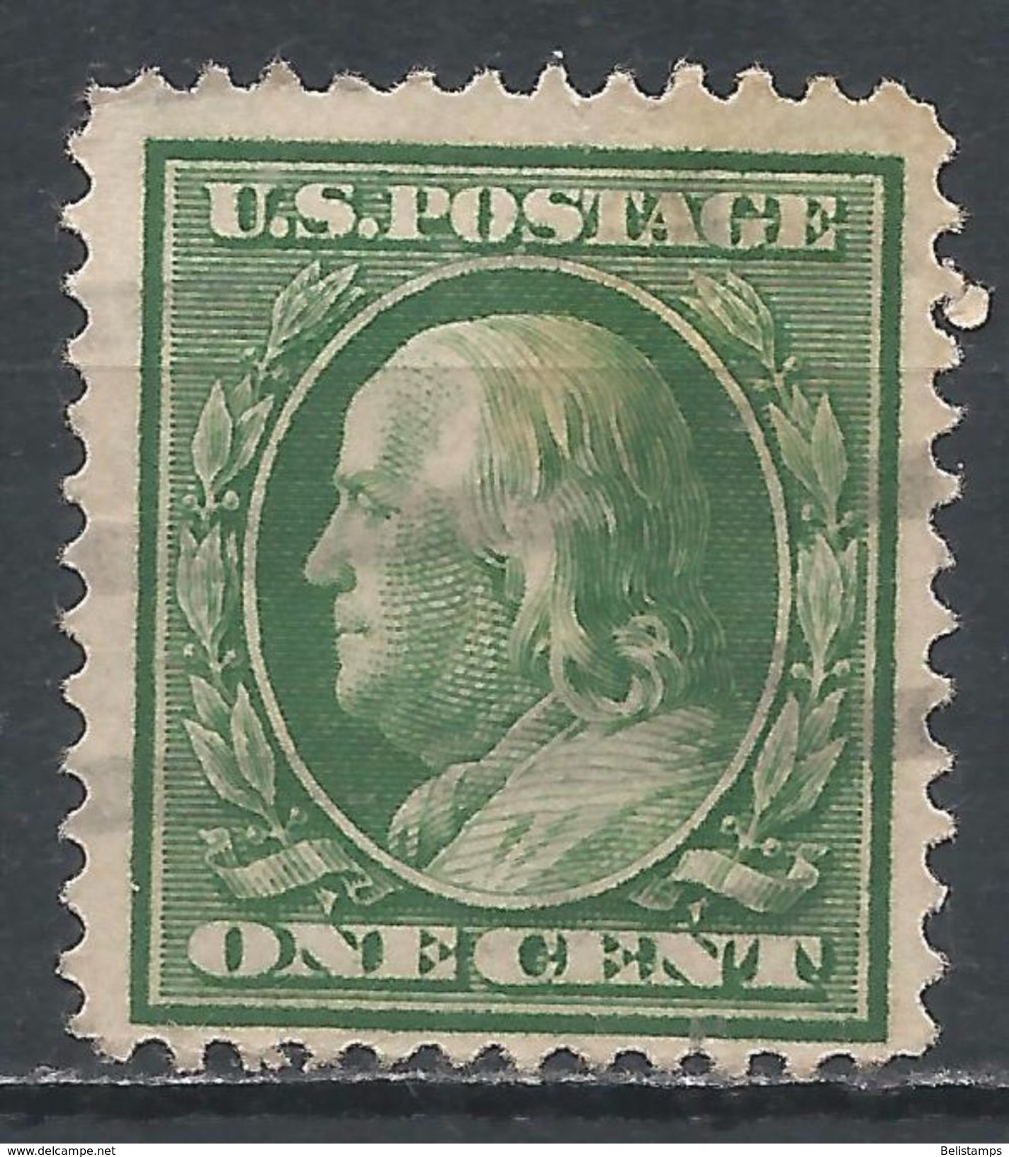 United States 1908. Scott #331 (U) Benjamin Franklin - Gebruikt