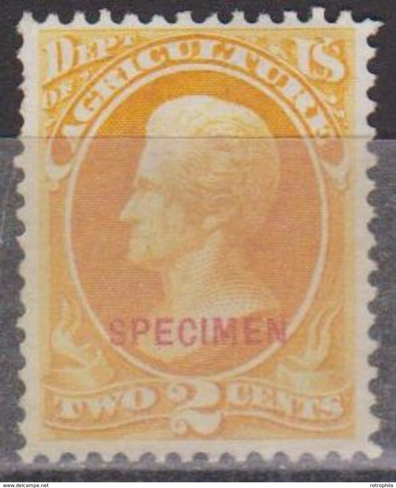 ETATS-UNIS - USA - United States Of América - Timbres De Service Agriculture 1873 - N° 2 - Neuf Sans Gomme - Neufs