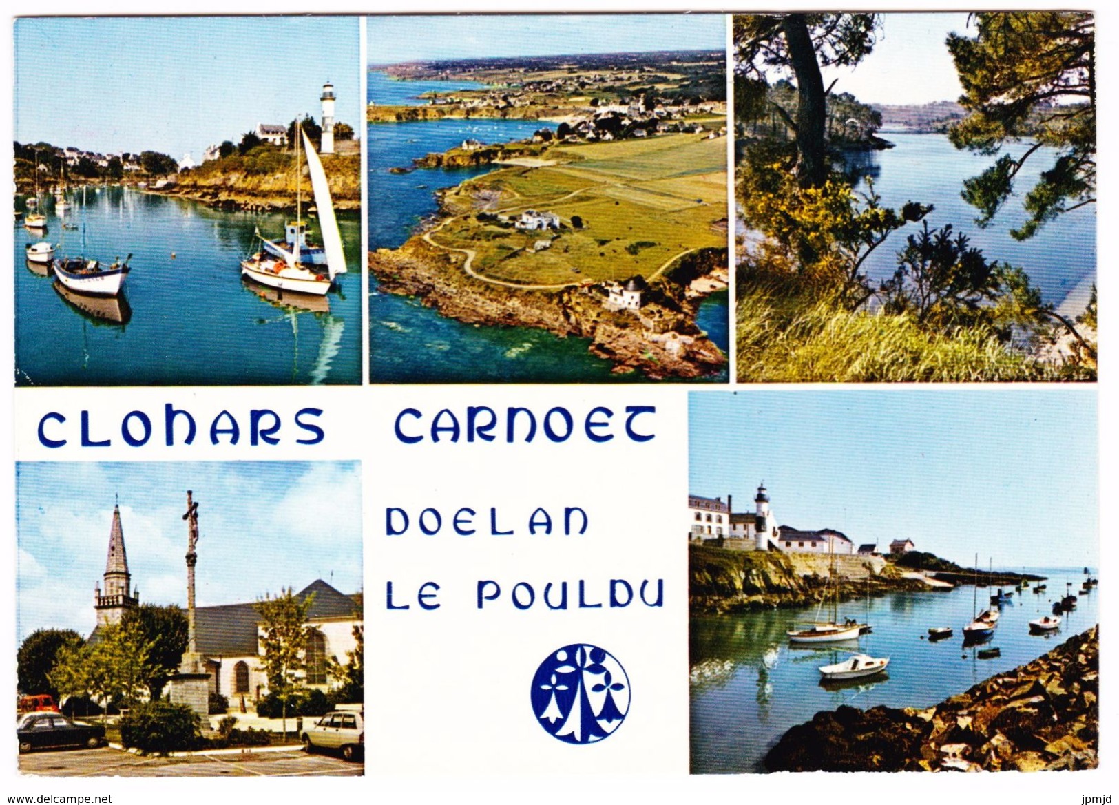 29 - CLOHARS CARNOET - Multivues: Le Port De Doélan, La Pointe Du Pouldu Et La Laïta - Ed. JOS N° B.4485 - 1980 - Clohars-Carnoët