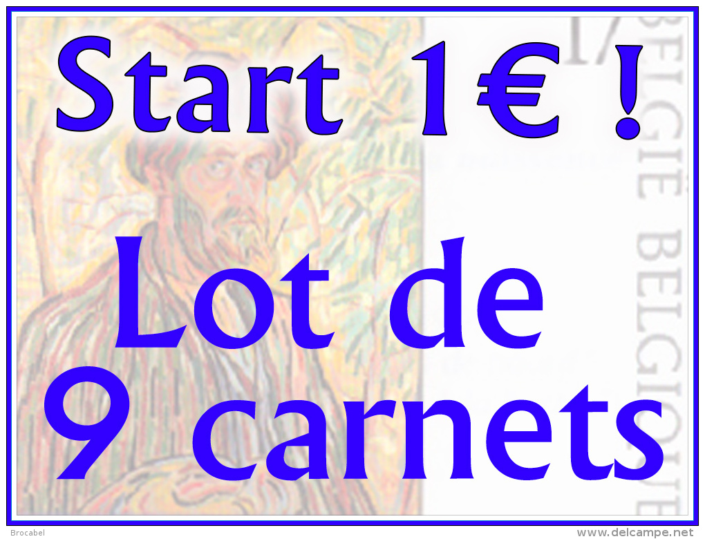 Belgium  LOT De 9 Carnets** ( Br_st ) - Non Classés