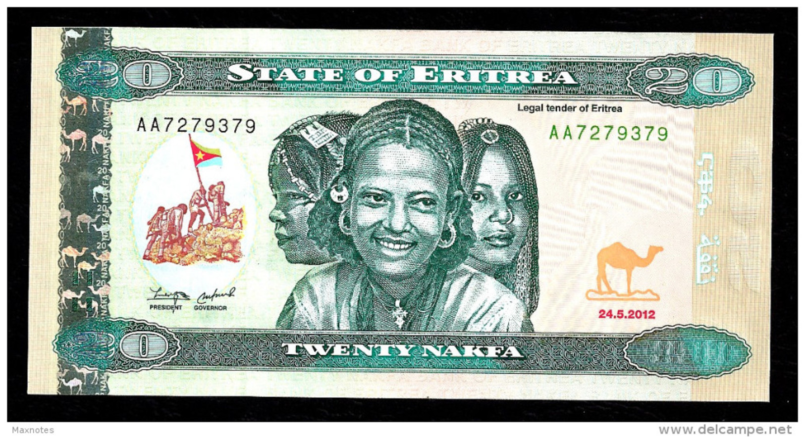 ERITREA : 20  Nafka - 2012 - UNC - Eritrea