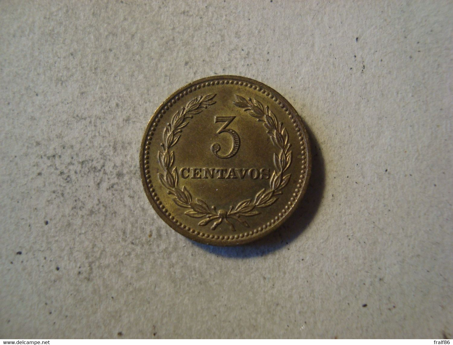 MONNAIE SALVADOR 3 CENTAVOS 1974 - Salvador