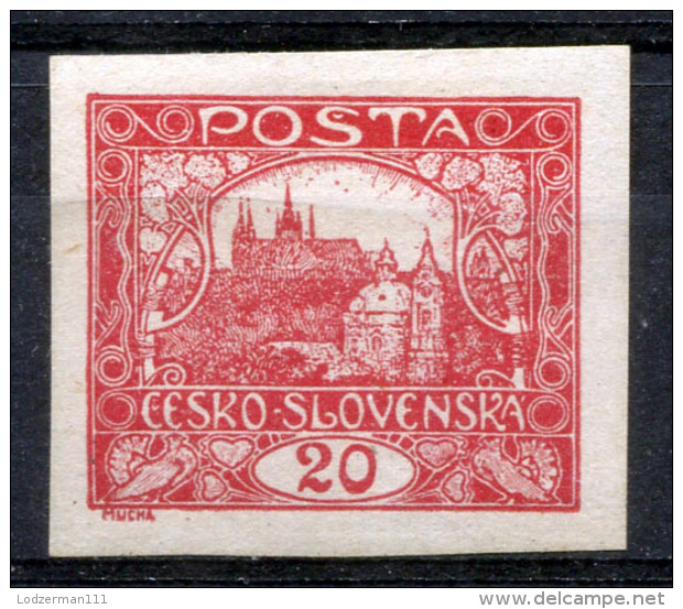 CS 1920 - Yv.9 (Mi.27U, Sc.45a) MH Perfect (VF) Signed - Nuovi