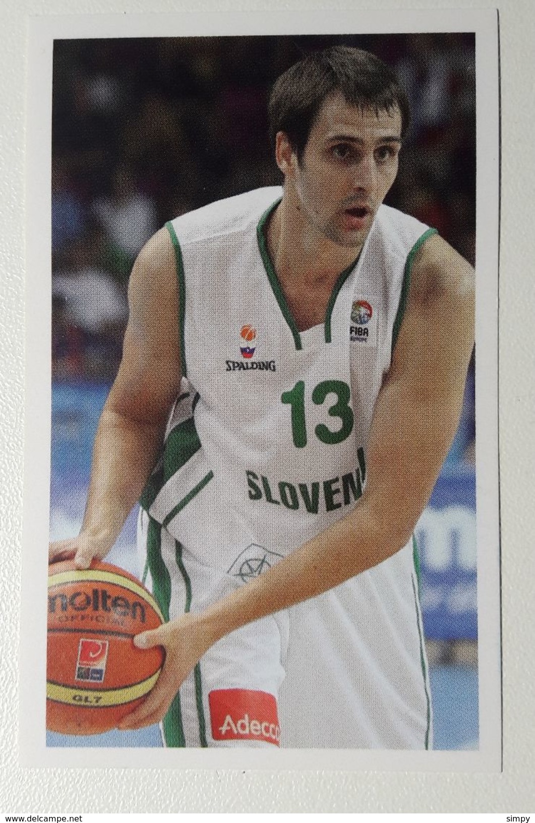 Slovenia Basketball Cards Stickers Nr.112 Domen Lorbek - Other & Unclassified