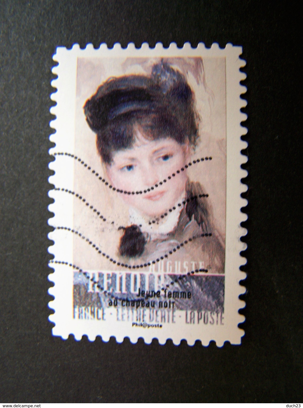 N° 1260 PIERRE AUGUSTE RENOIR OBLITERE ANNEE 2016 SERIE DU CARNET FESTIVAL NORMANDIE IMPRESSIONNISTE AUTOCOLLANT - Oblitérés