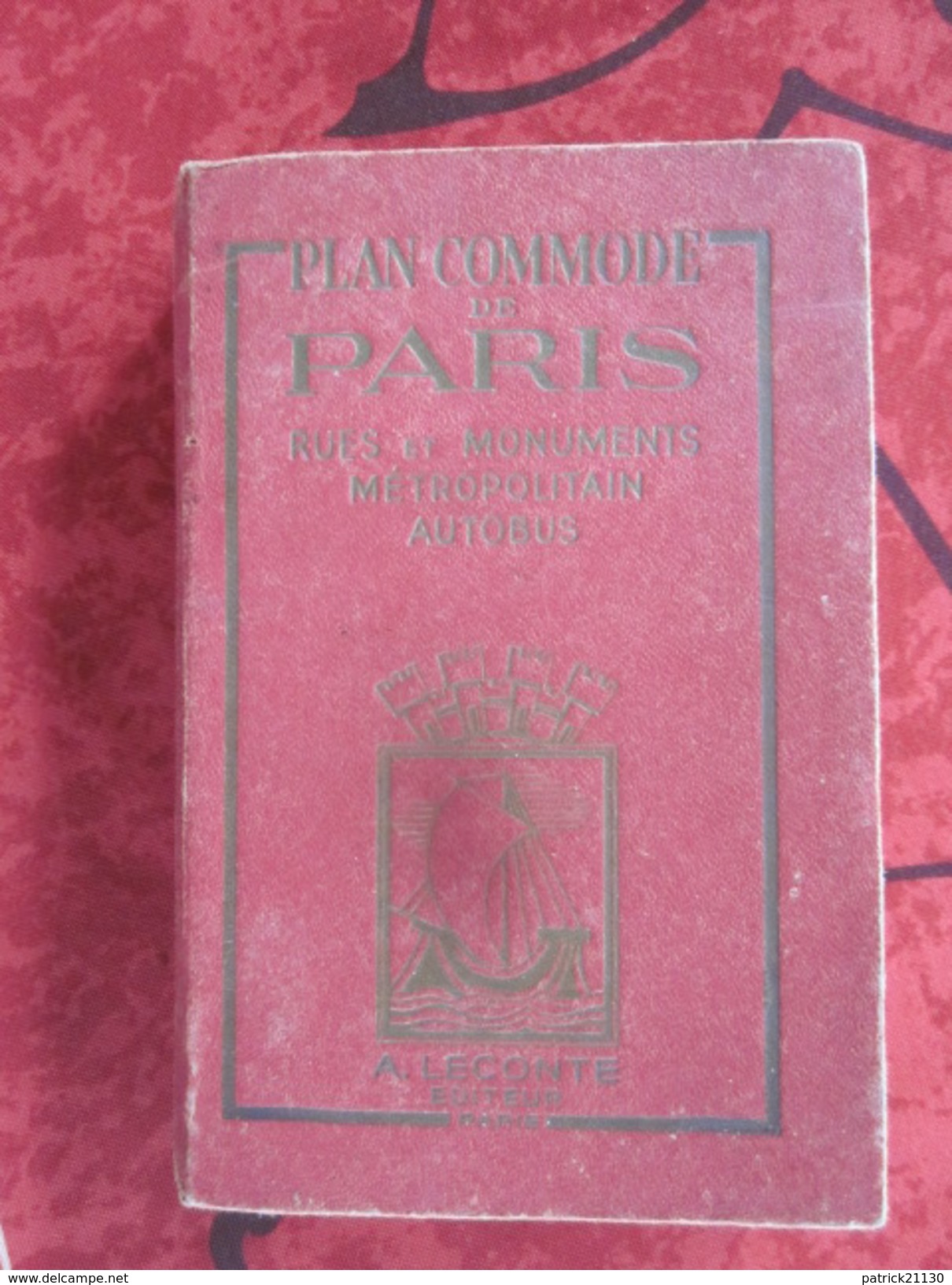 1938 PLAN COMMODE DE PARIS ET SA GRANDE CARTE / METRO AUTOBUS - Other Plans