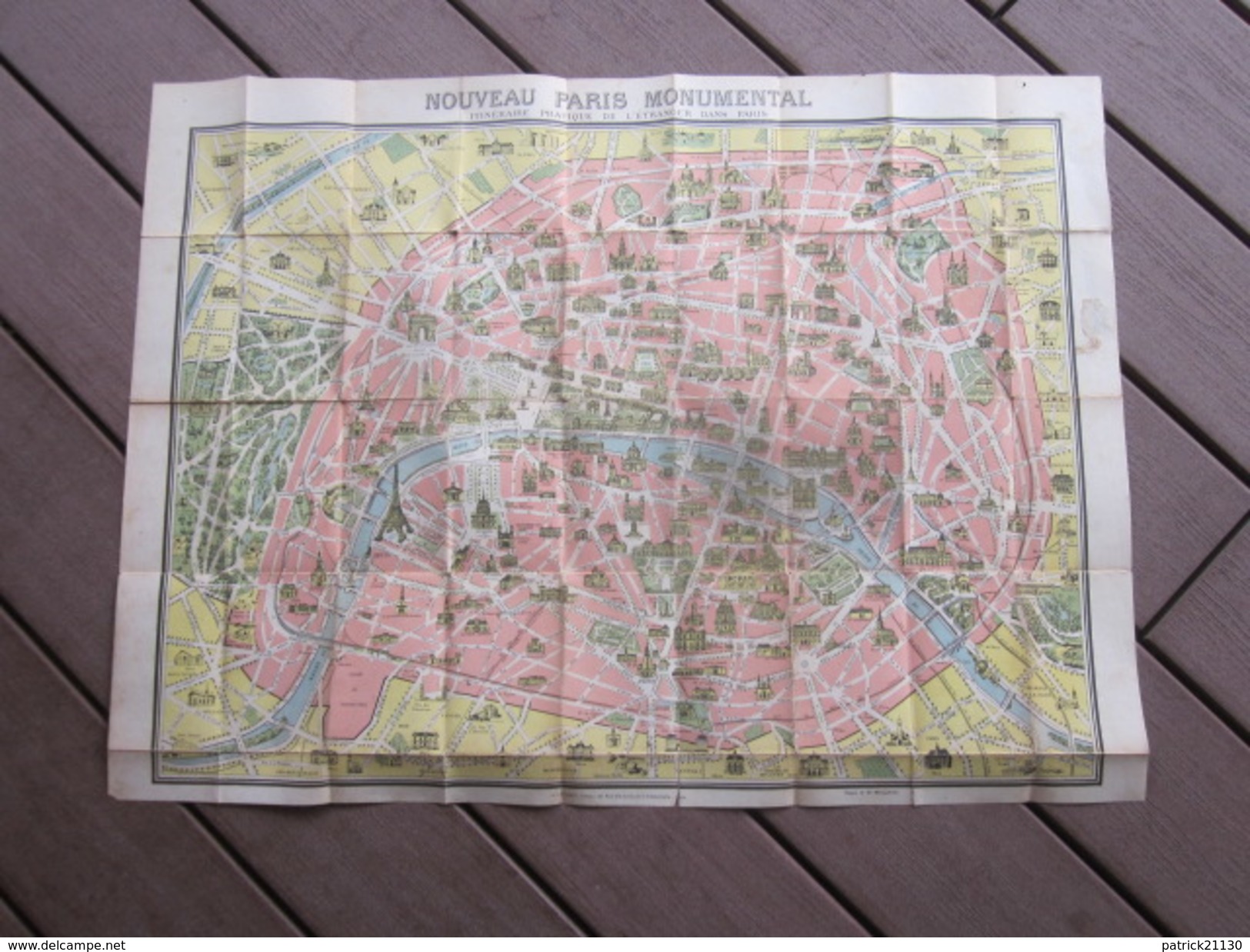 1938 PLAN COMMODE DE PARIS ET SA GRANDE CARTE / METRO AUTOBUS - Other Plans