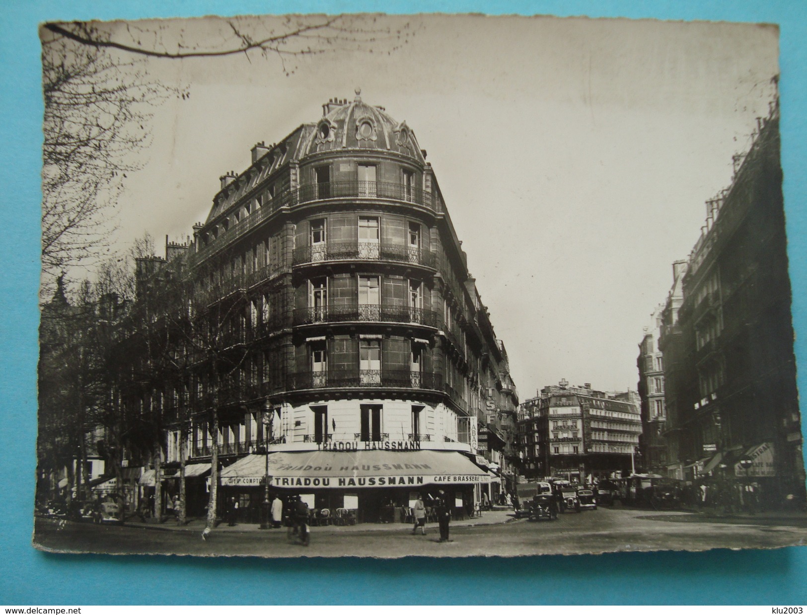 75 - Paris 8° - CPSM - Café-Tabac - Triadou Haussman - Arrondissement: 08