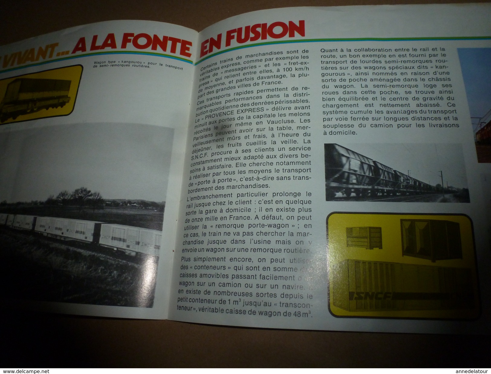 1972 LES CHEMINS de FER d'AUJOURD'HUI ---Les turbotrains automoteurs à turbine à gaz...etc