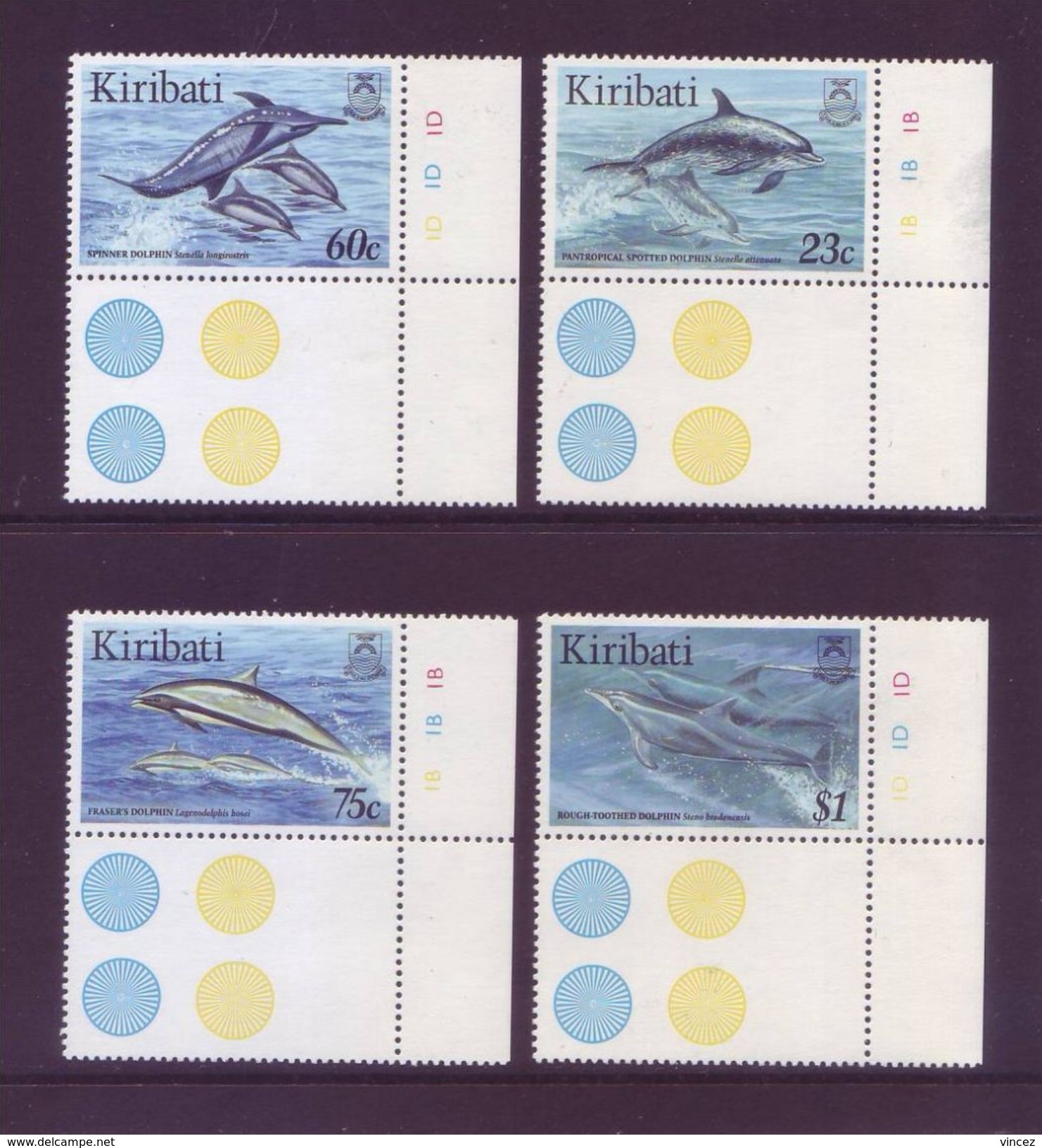 Kiribati 1996 - Delfini, 4v MNH** Integri - Kiribati (1979-...)