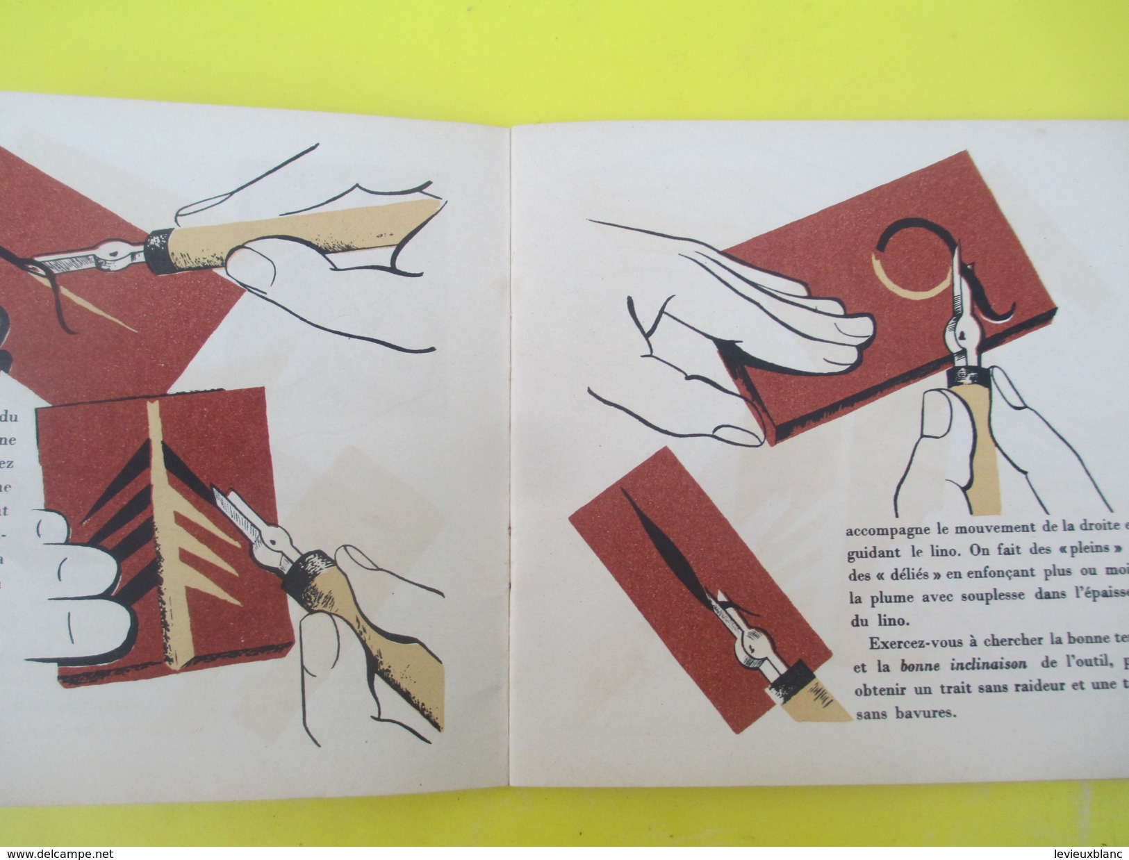 Livre/Pratique/LINOGRAVURE/Pierre Belvés / Manuels Du Pére Castor/ Flammarion/ / 1946   LIV134 - Bricolage / Technique