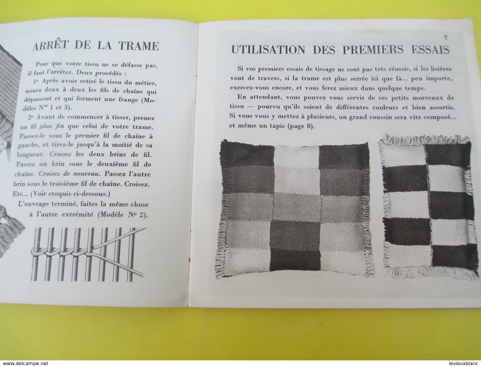 Livre/Pratique/TISSAGES/Premiers Eléments / Manuels Du Pére Castor/ Flammarion/ / 1947   LIV135 - Do-it-yourself / Technical