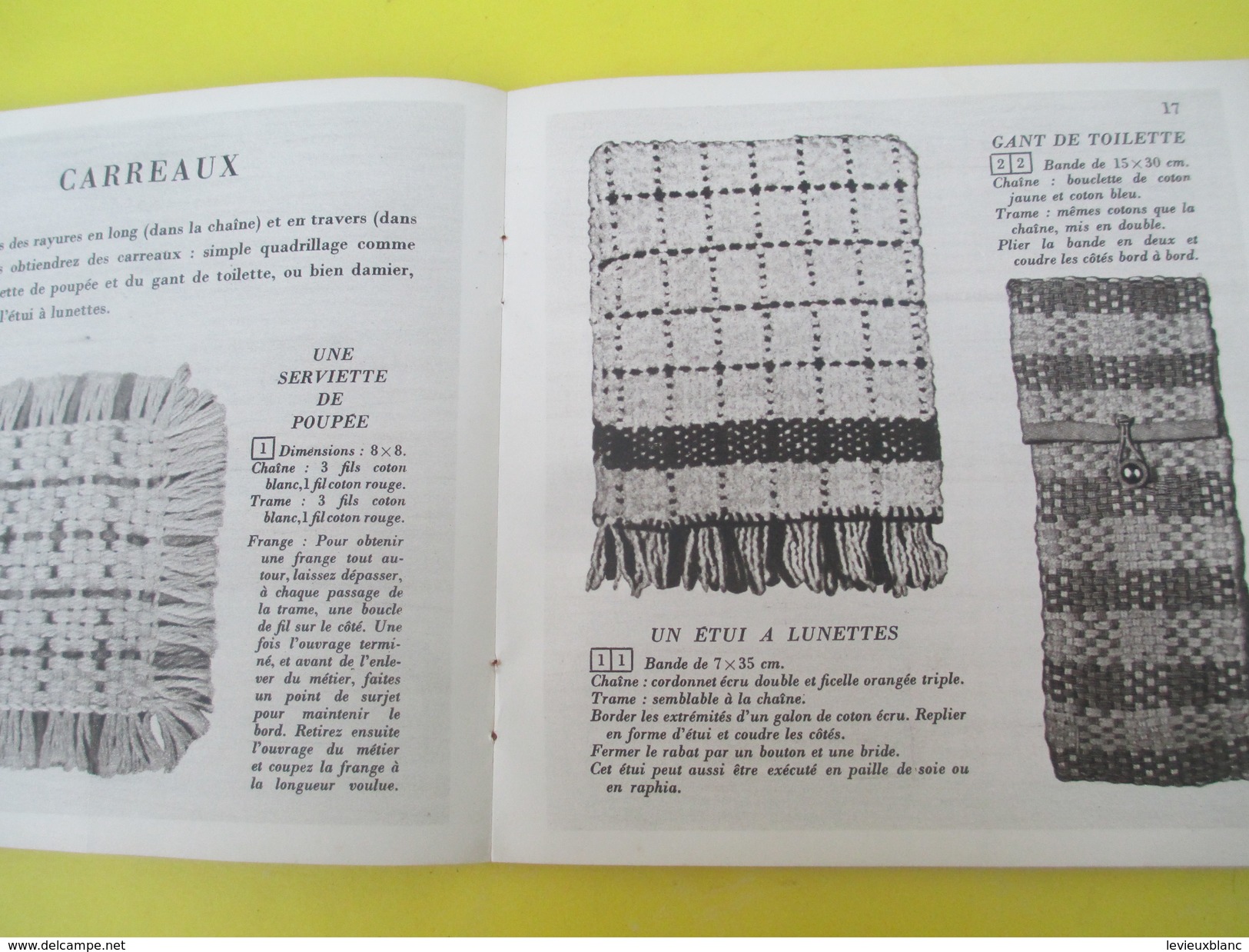 Livre/Pratique/TISSAGES/Premiers Eléments / Manuels Du Pére Castor/ Flammarion/ / 1947   LIV135 - Bricolage / Technique