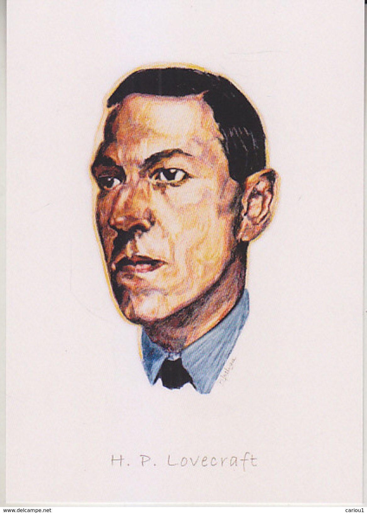 C1 Carte Postale DESSIN JULLIAN Auteur SF LOVECRAFT - Autres & Non Classés