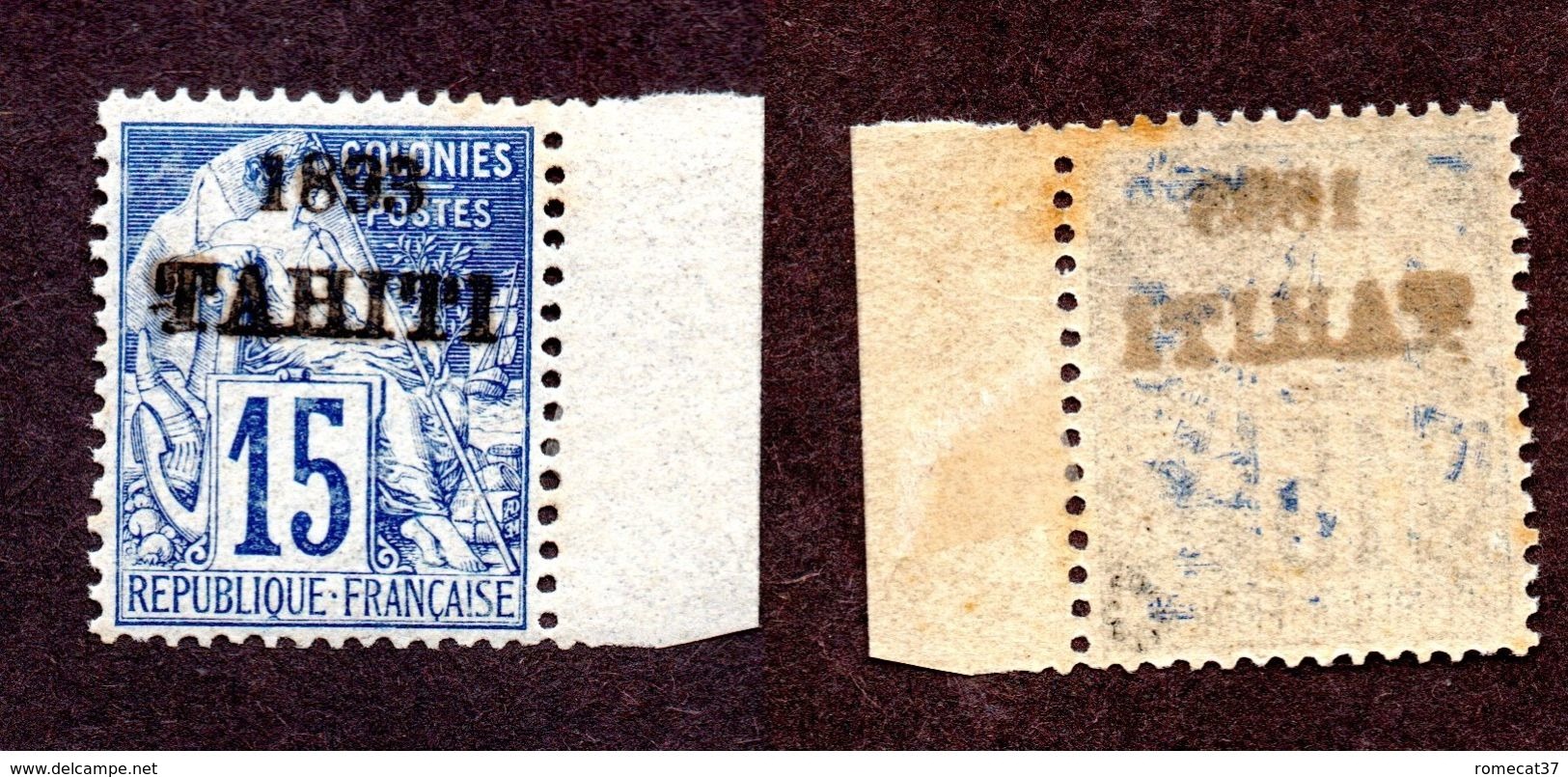 Tahiti N°24 N** TB Et Signé Cote 160 Euros !!!RARE - Unused Stamps