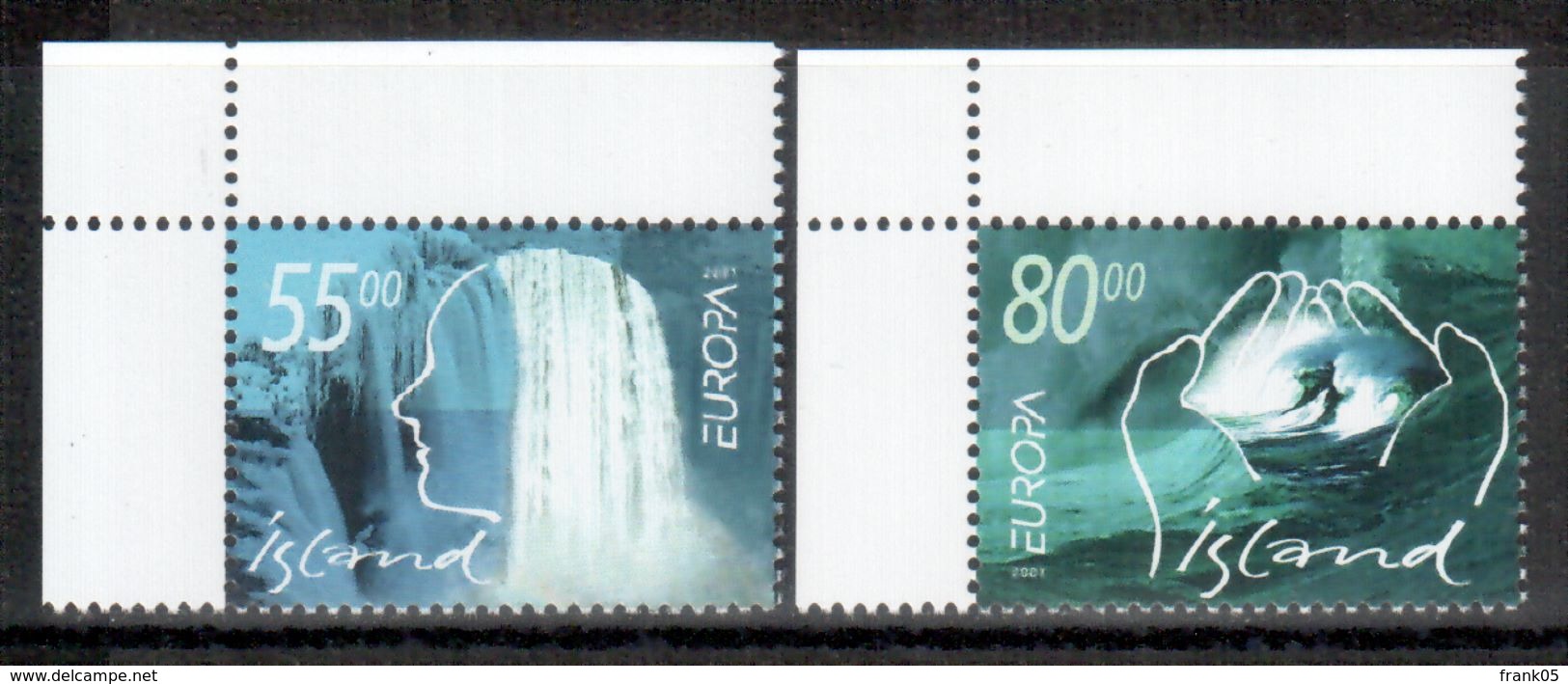 Island / Iceland / Islande 2001 Satz/set EUROPA ** - 2001