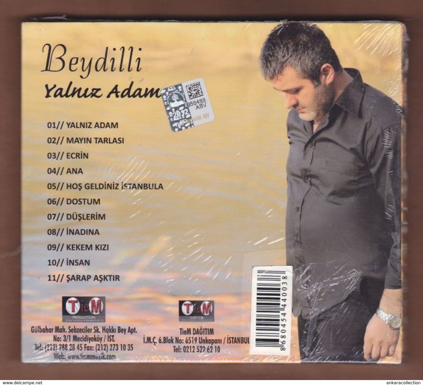 AC -  Beydilli Yalnız Adam BRAND NEW TURKISH MUSIC CD - World Music