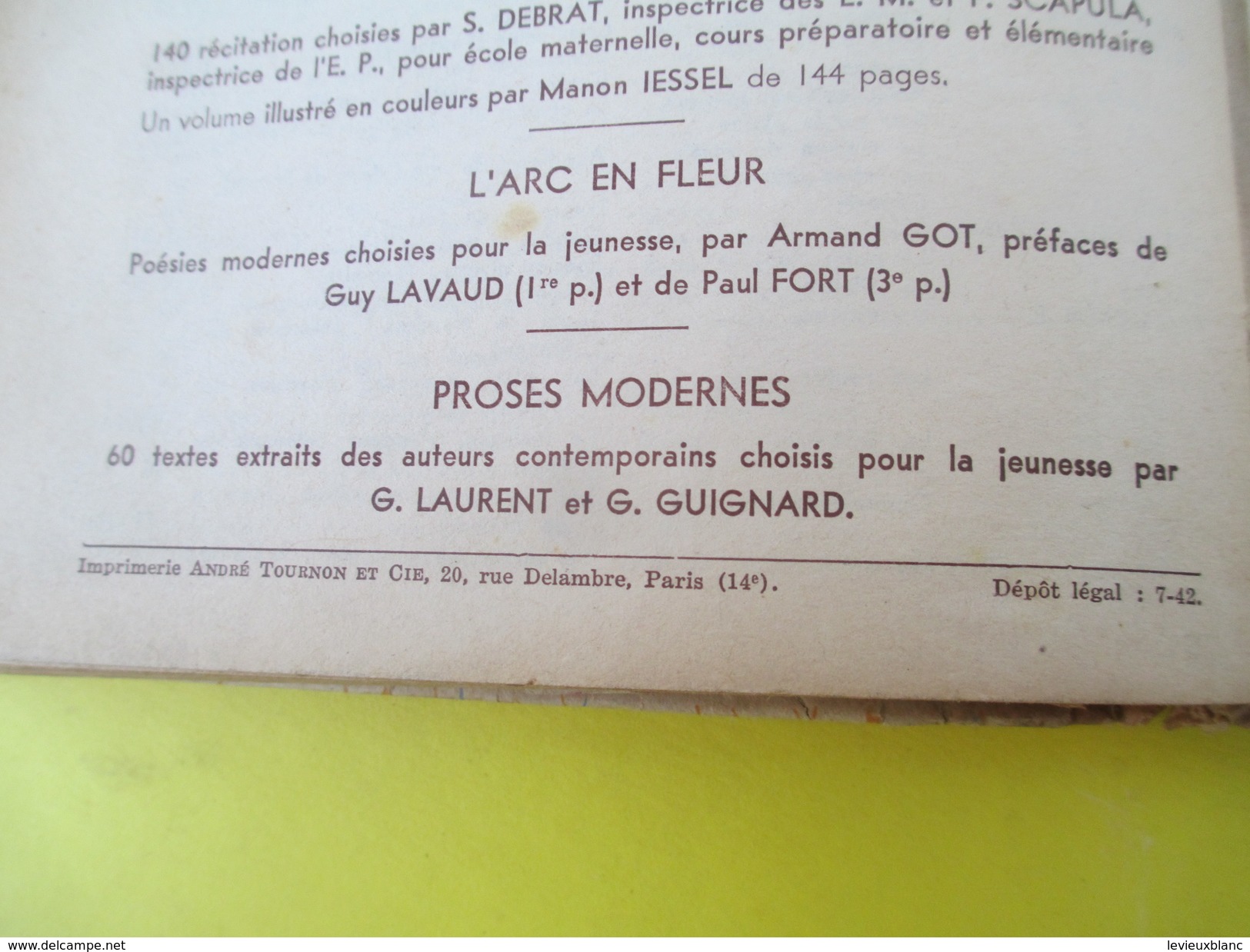 Livre/Poésie/LE BELLE MOISSON/Bourrelier et Cie/ F SCAPULA/Paris / Maurice BAIS/ Darnétal/ 1942         LIV137